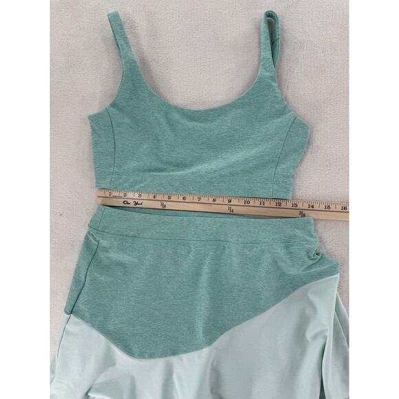 Outdoor Voices 2 Piece Active Sports Bra Skirt Skort Activewear Set Work out M - Picture 7 of 7